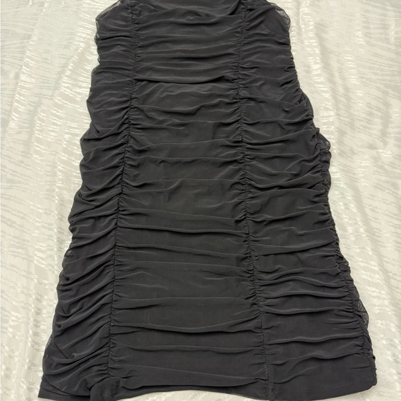 Hazel Ruched Mesh Dress - Picture 1 of 6